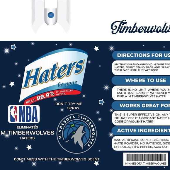 HATER TUMBLER 20 OZ - Picture 1 of 1